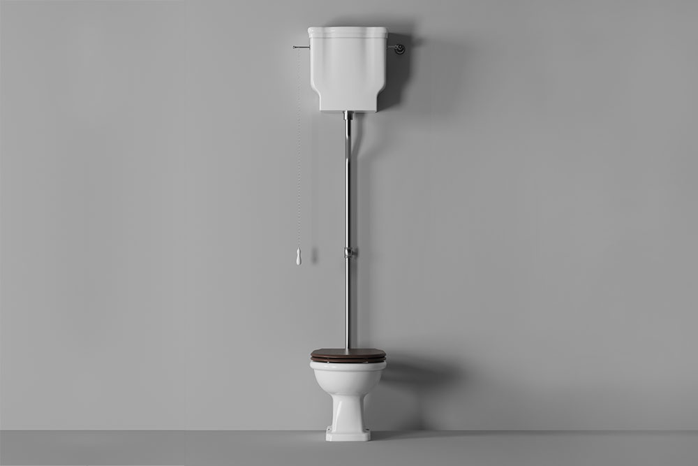 Classic högspolande toalettstol